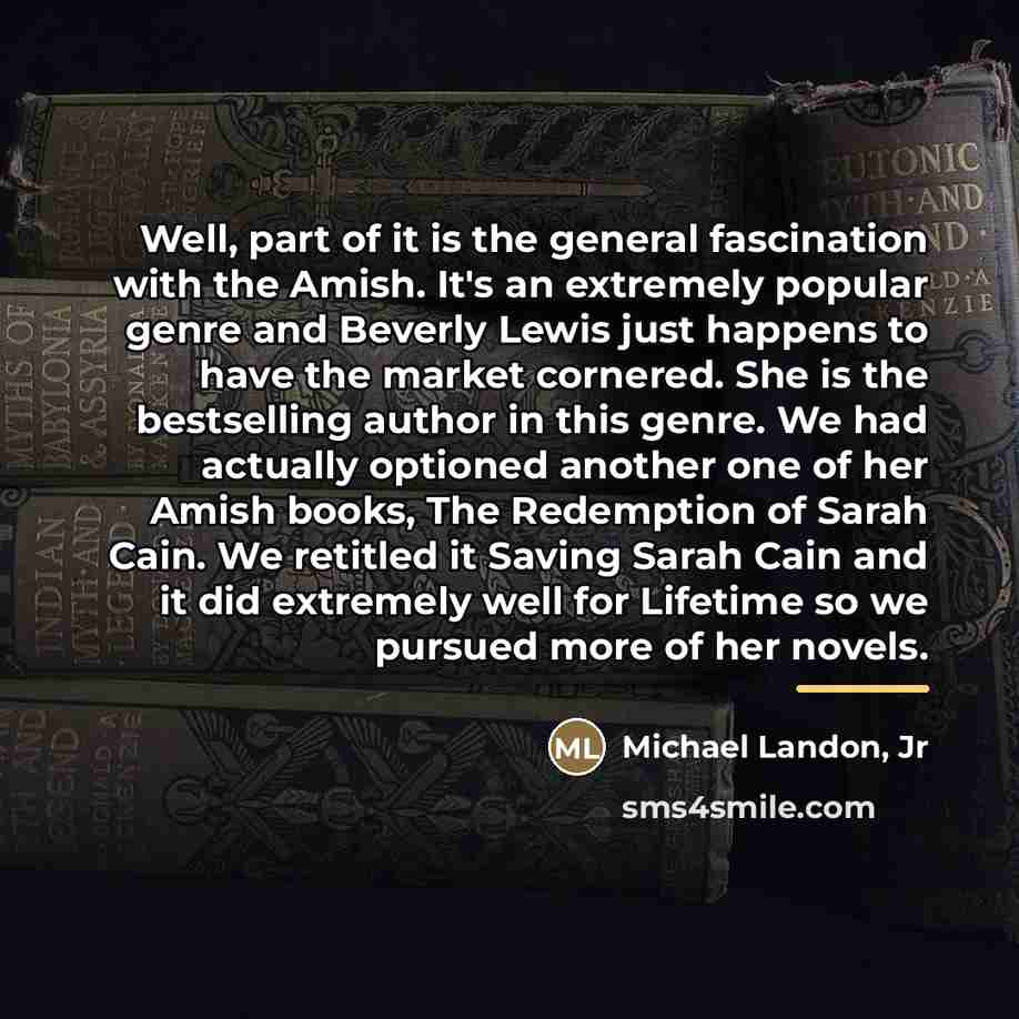 “Well, part of it is the general fascination with the…” quote by Michael Landon, Jr