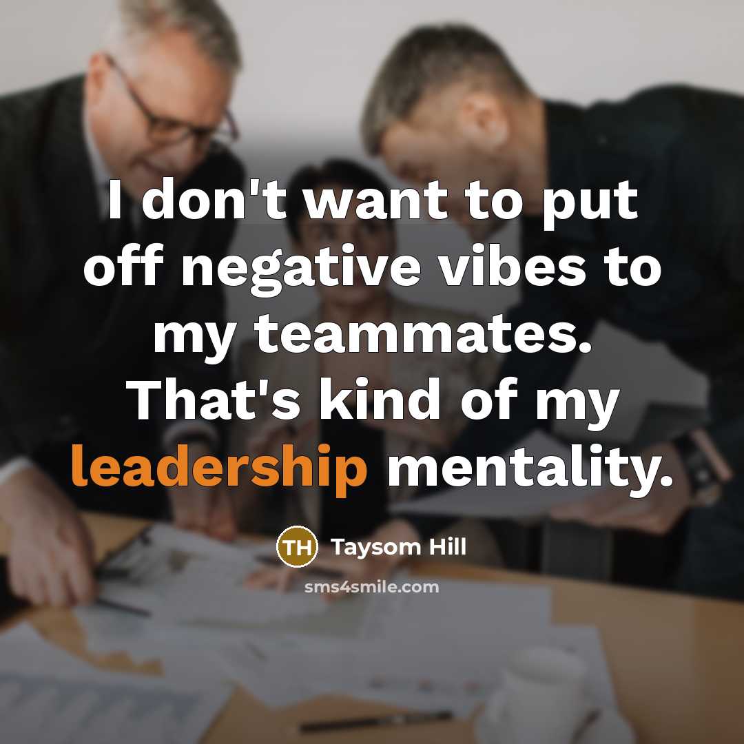 “I don't want to put off negative vibes to my…” quote by Taysom Hill