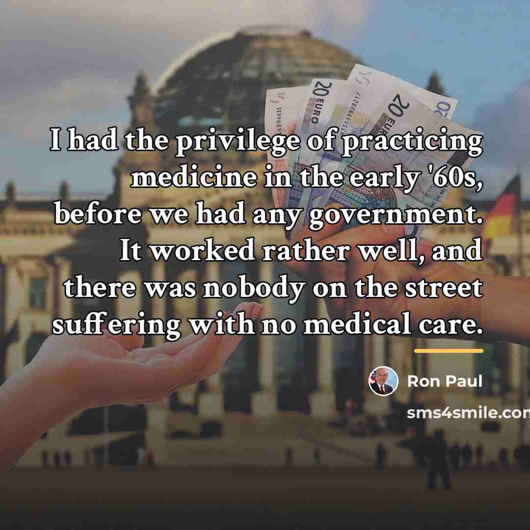 “I had the privilege of practicing medicine in the early…” quote by Ron Paul