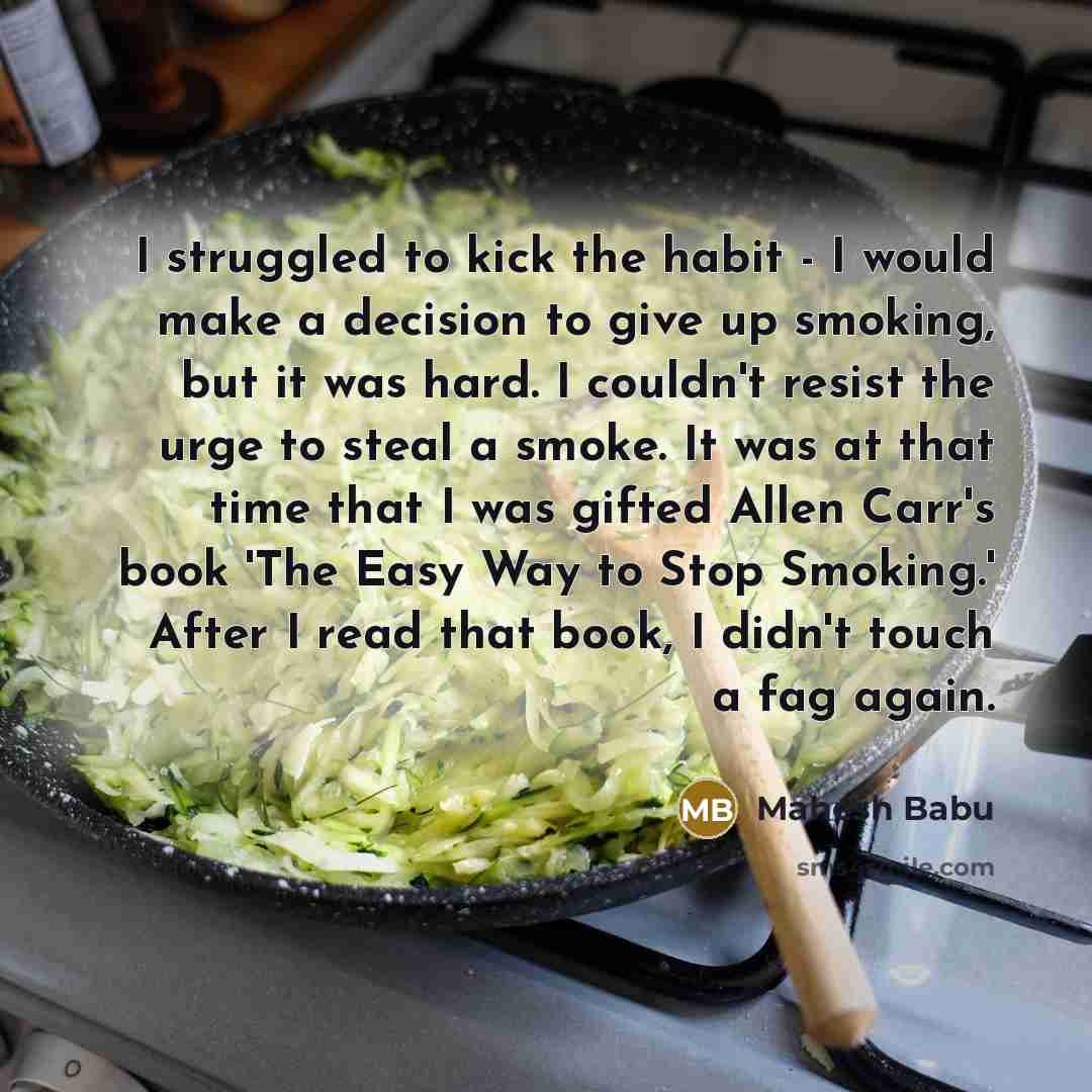 “I struggled to kick the habit - I would make…” quote by Mahesh Babu