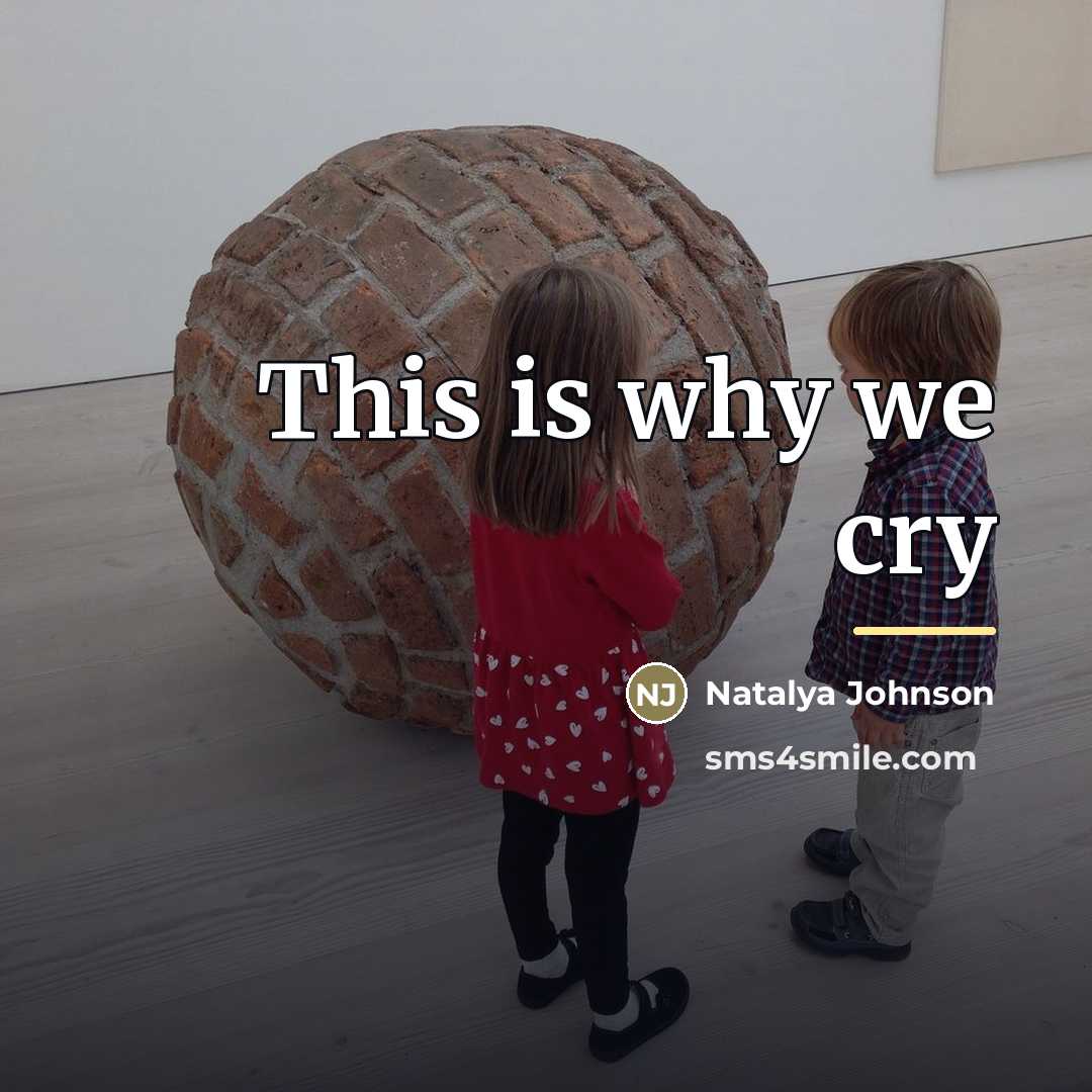 “This is why we cry…” quote by Natalya Johnson