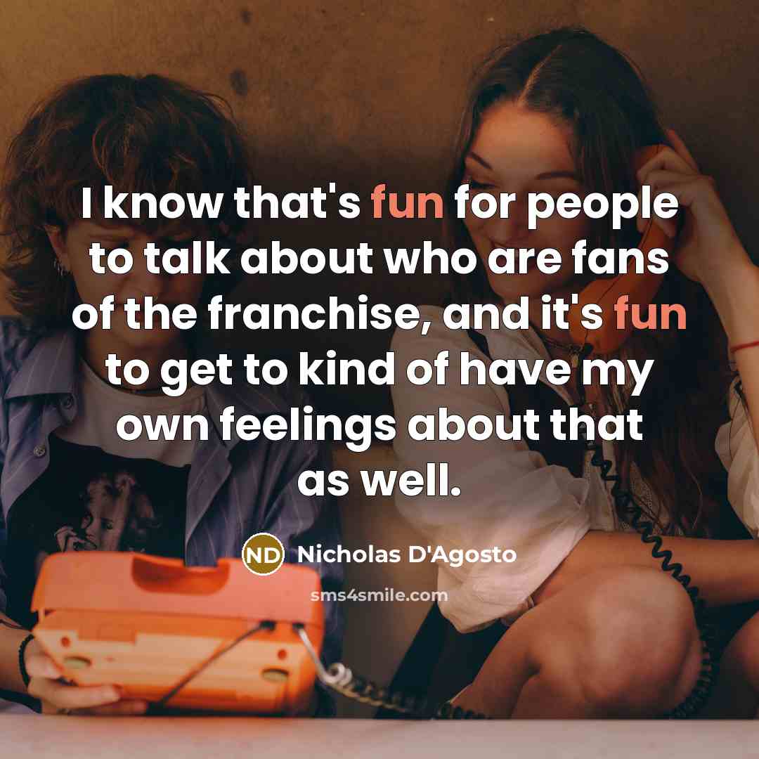 “I know that's fun for people to talk about who…” quote by Nicholas D'Agosto