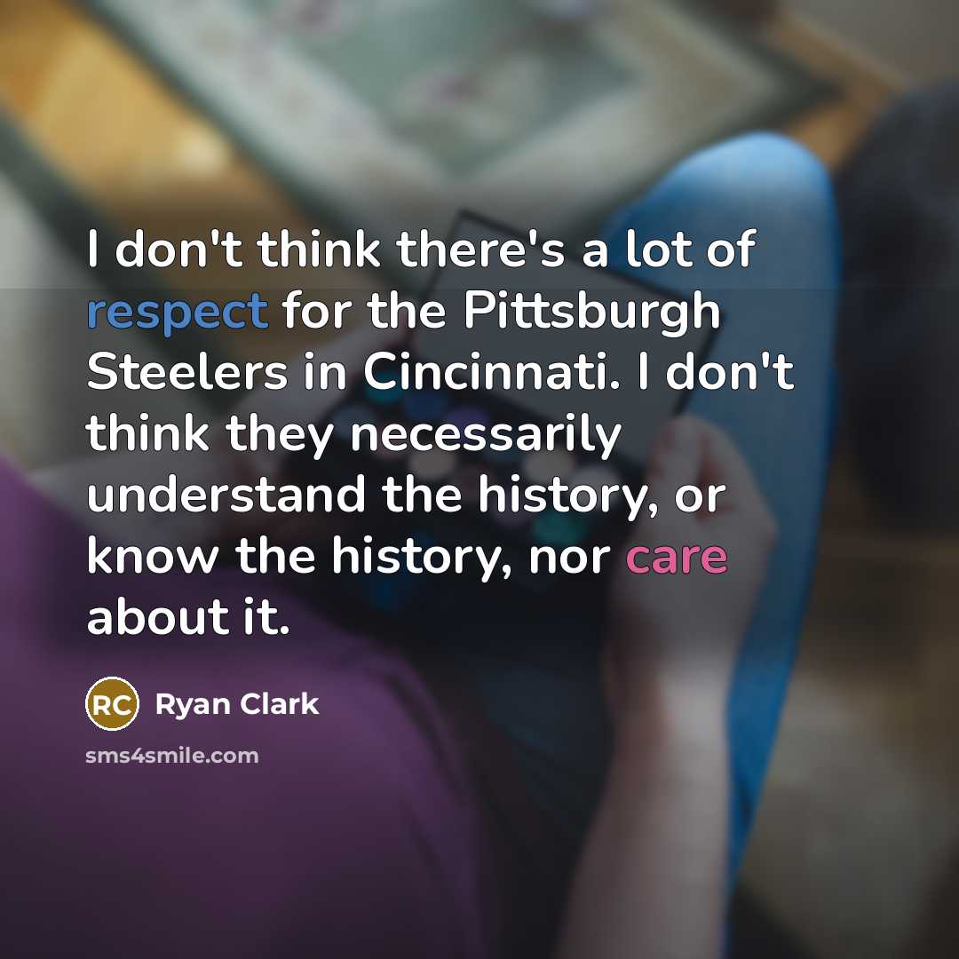 “I don't think there's a lot of respect for the…” quote by Ryan Clark