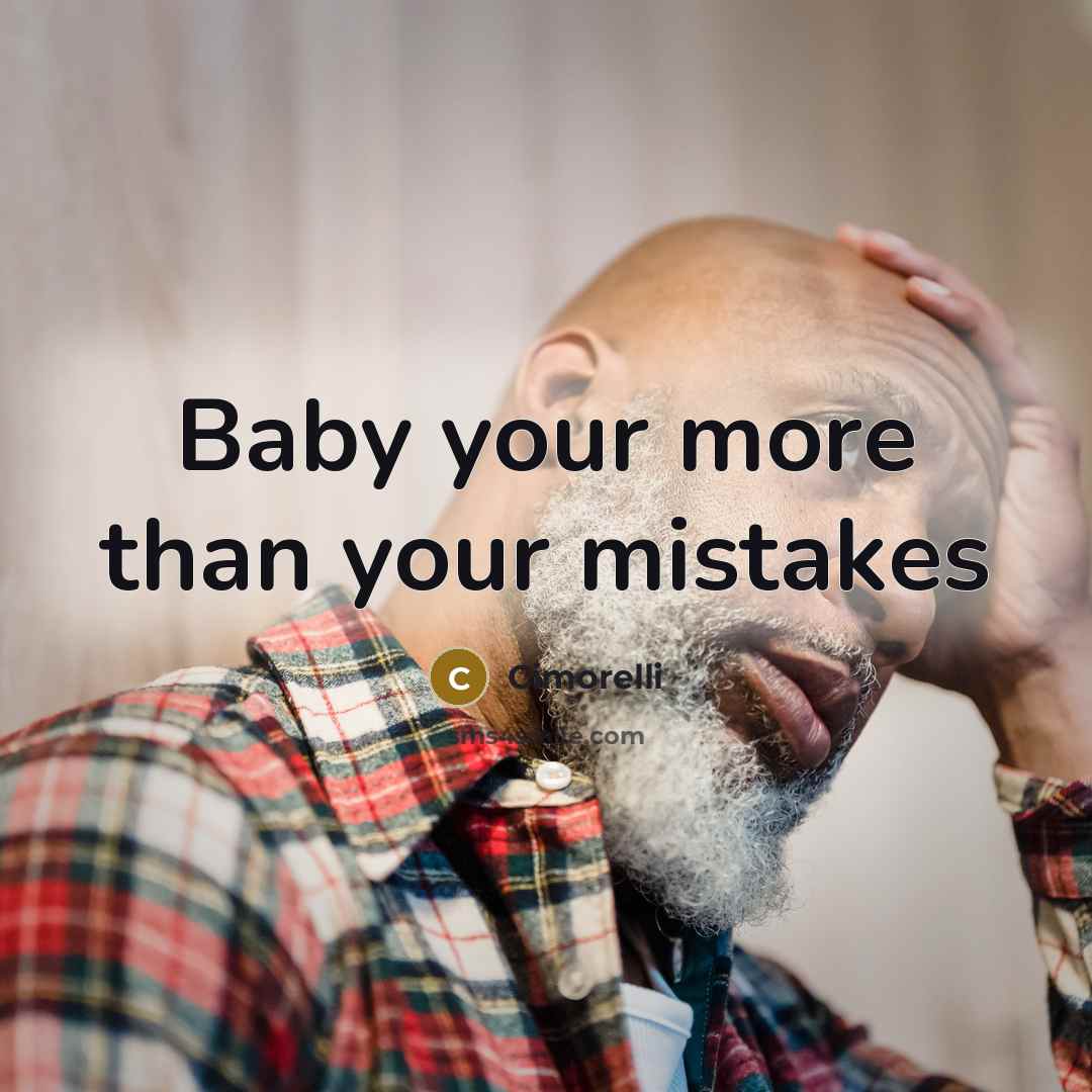 “Baby your more than your mistakes” quote by Cimorelli