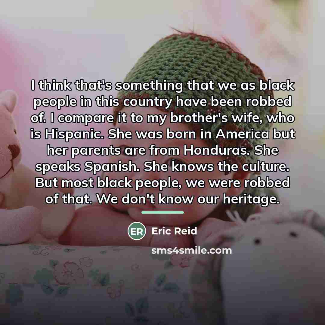 “I think that's something that we as black people in…” quote by Eric Reid