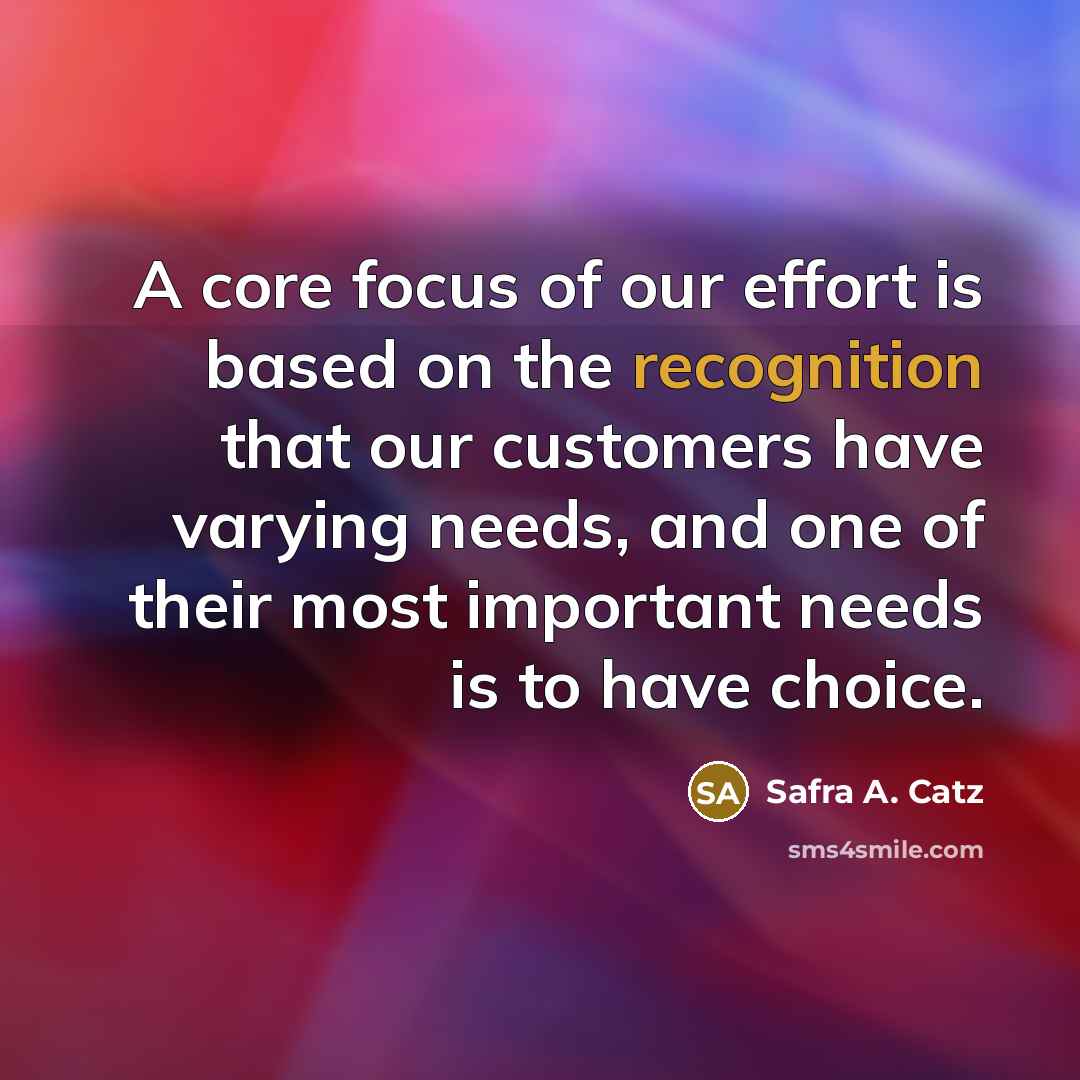 “A core focus of our effort is based on the…” quote by Safra A. Catz