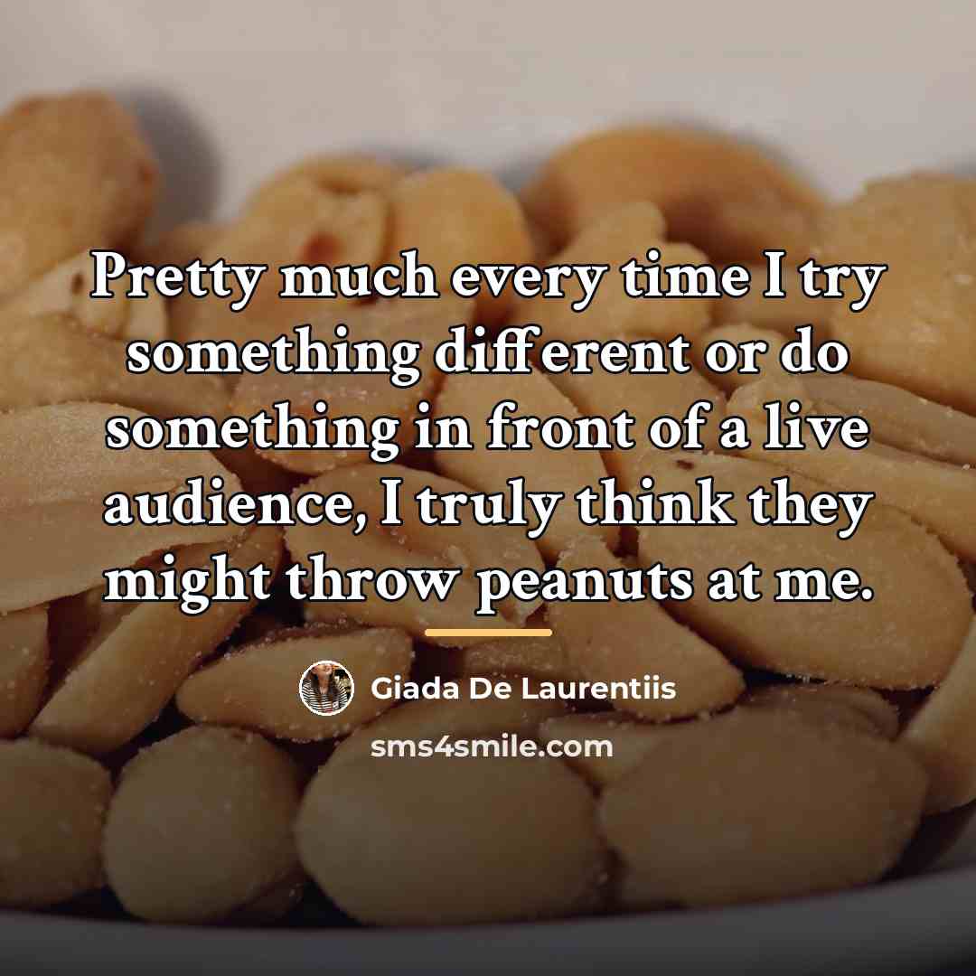 “Pretty much every time I try something different or do…” quote by Giada De Laurentiis