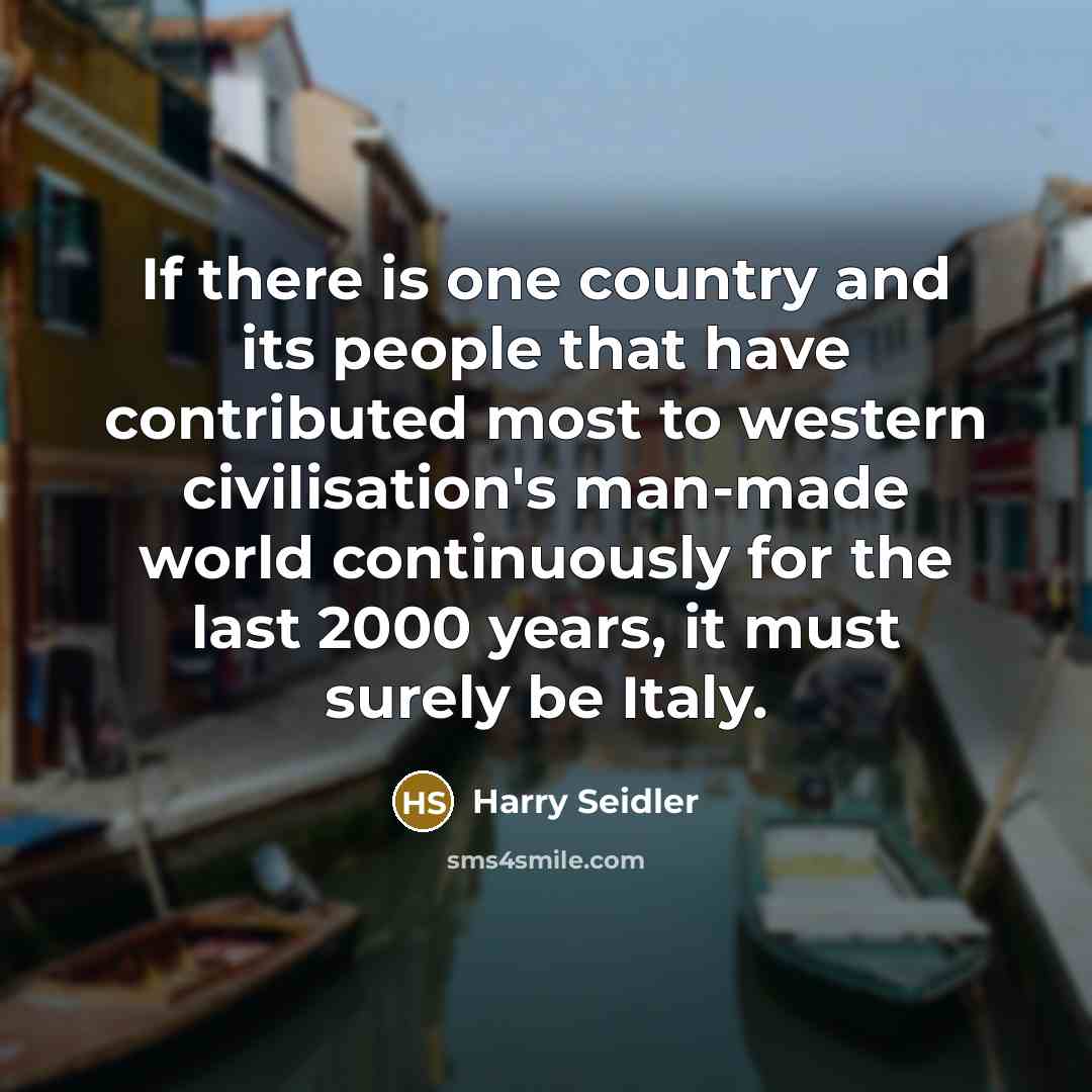 “If there is one country and its people that have…” quote by Harry Seidler