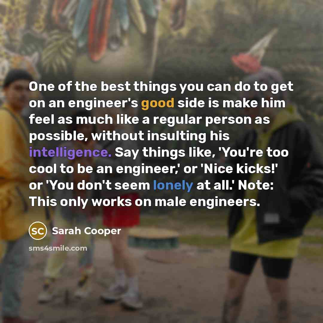 “One of the best things you can do to get…” quote by Sarah Cooper