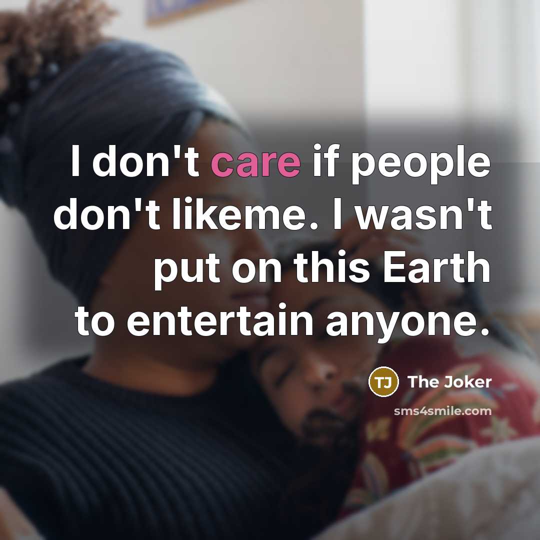 “I don't care if people don't likeme. I wasn't put…” quote by The Joker