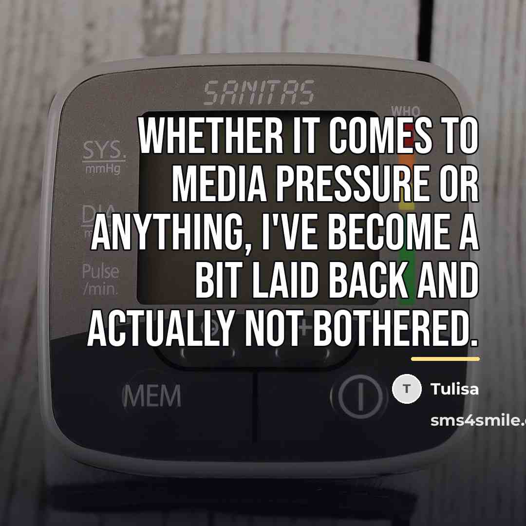 “Whether it comes to media pressure or anything, I've become…” quote by Tulisa