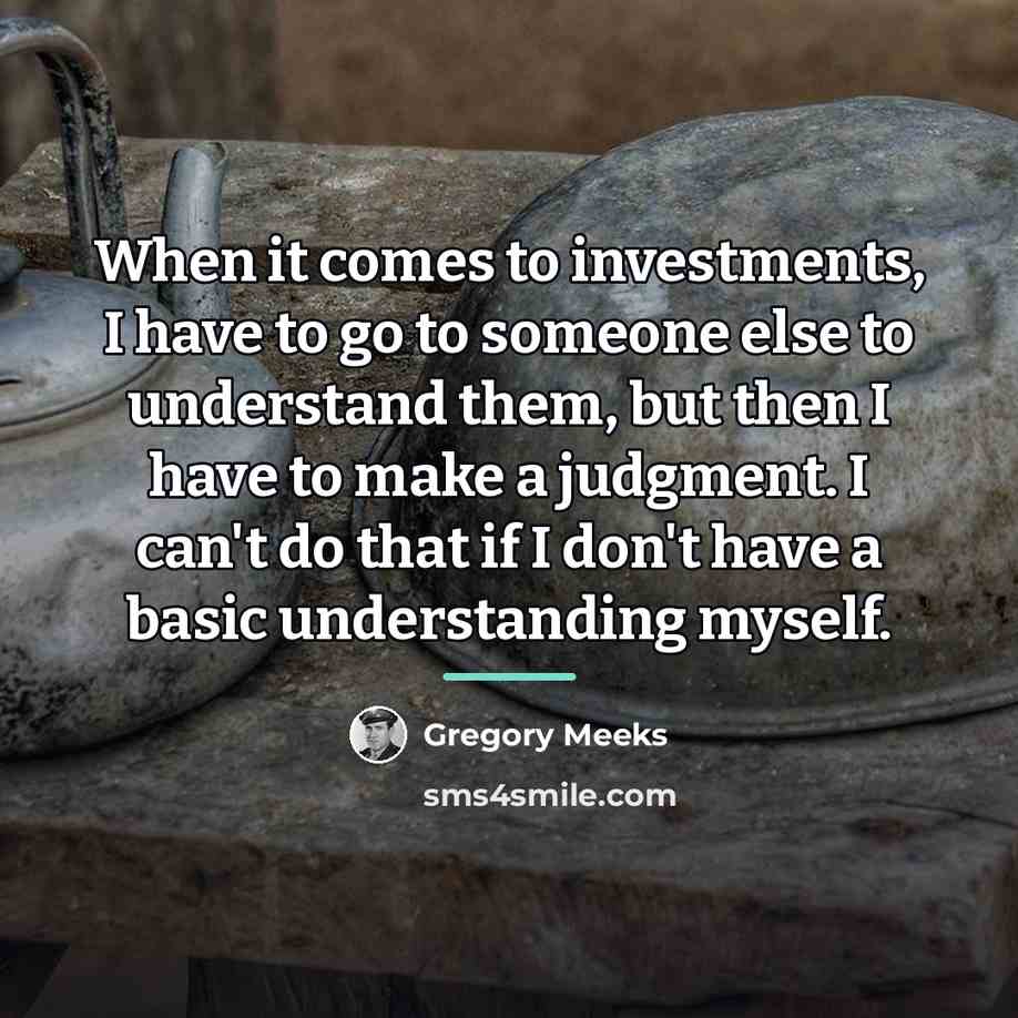 “When it comes to investments, I have to go to…” quote by Gregory Meeks