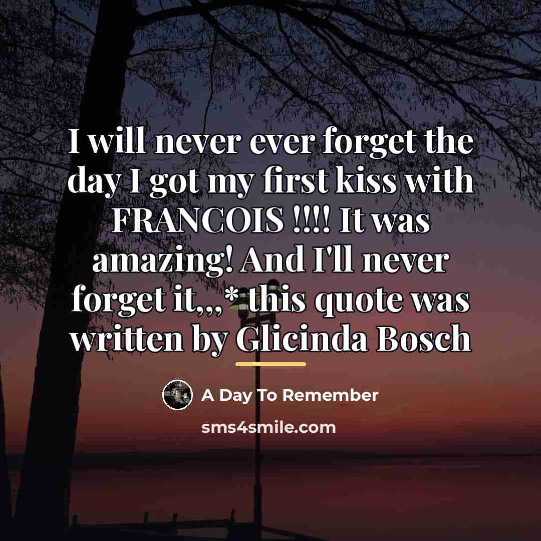 “I will never ever forget the day I got my…” quote by A Day To Remember