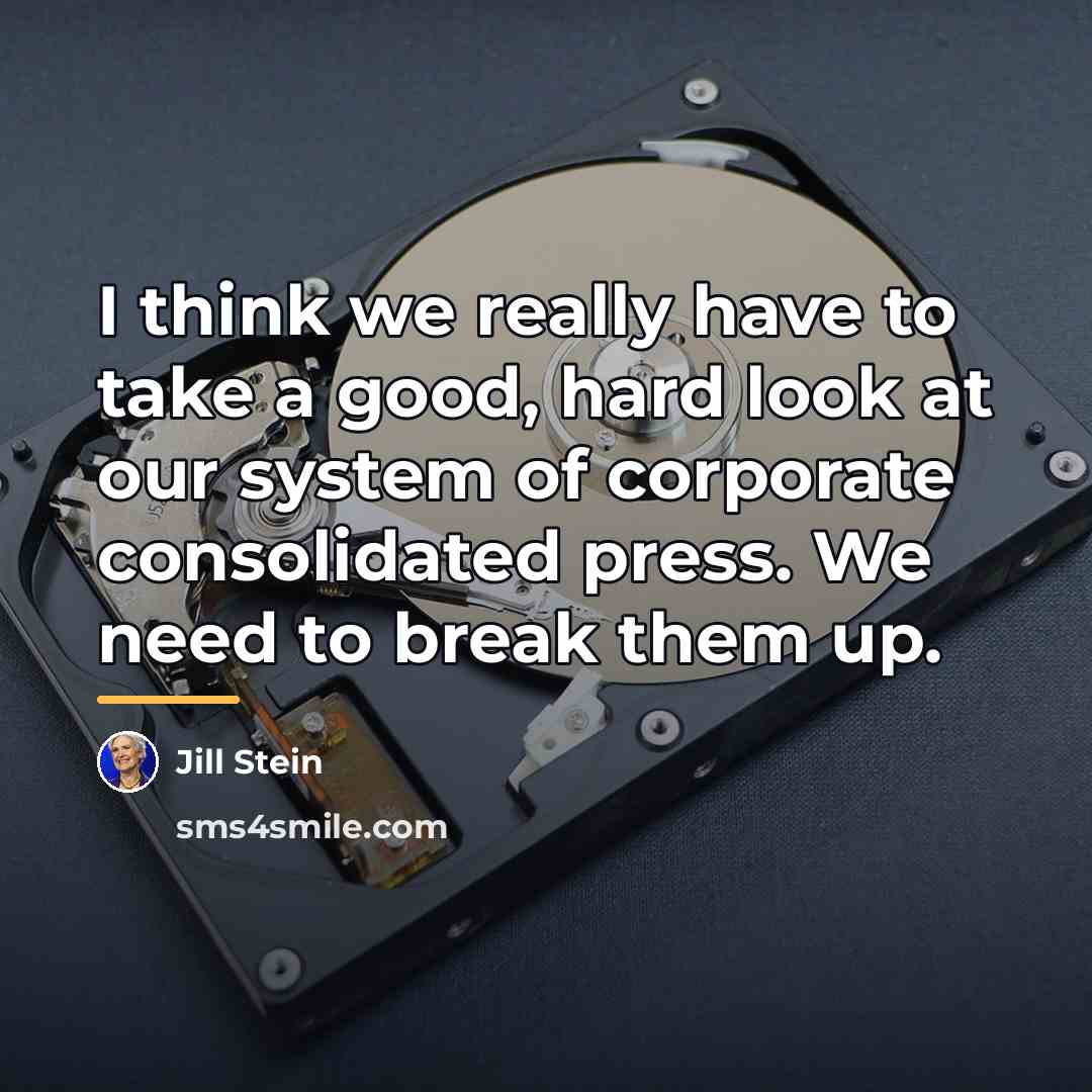 “I think we really have to take a good, hard…” quote by Jill Stein
