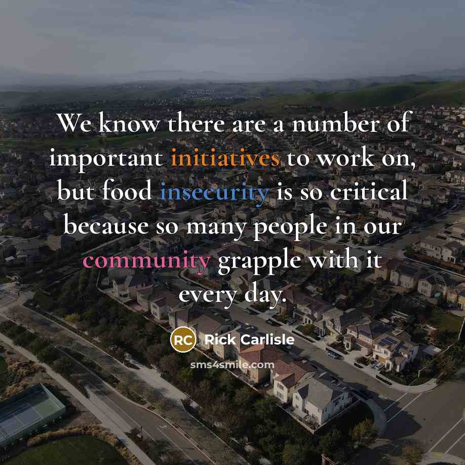 “We know there are a number of important initiatives to…” quote by Rick Carlisle