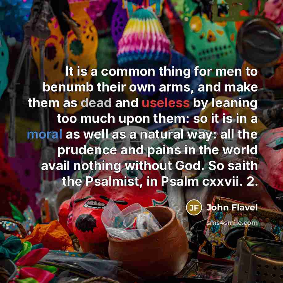 “It is a common thing for men to benumb their…” quote by John Flavel