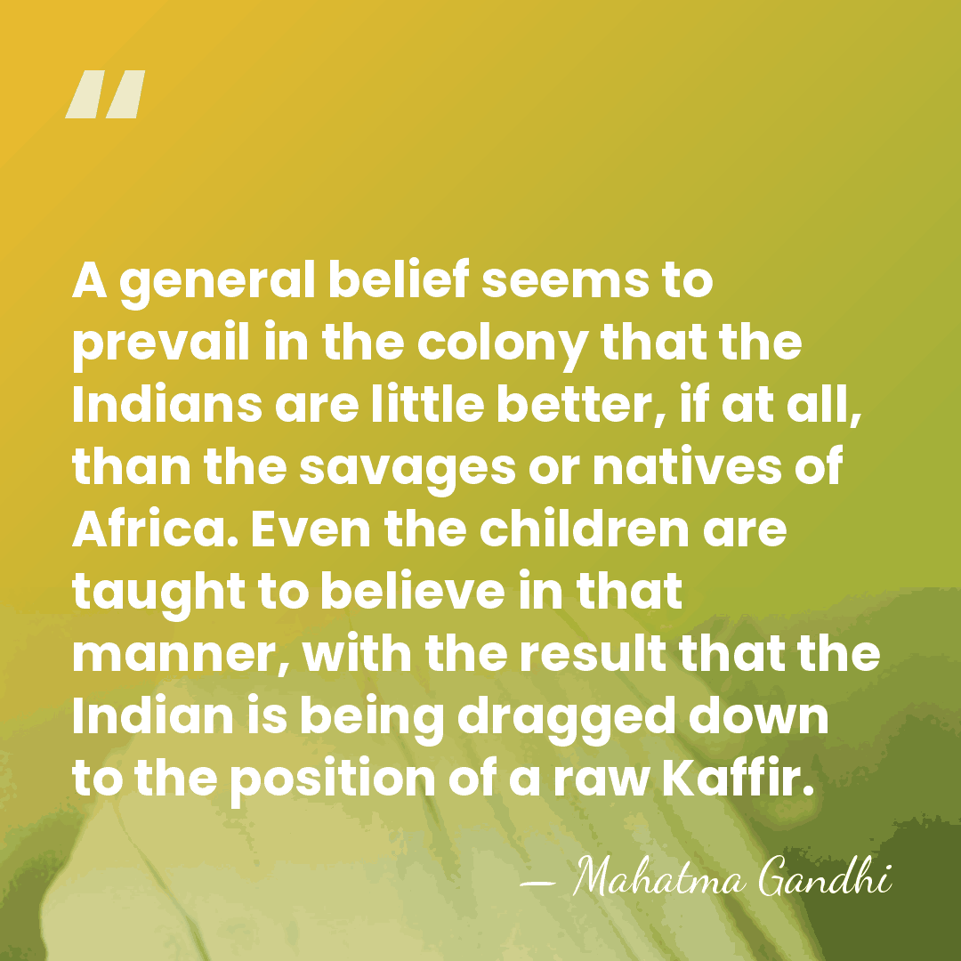A general belief seems to prevail in the colony that the Indians&hellip; - Mahatma Gandhi
