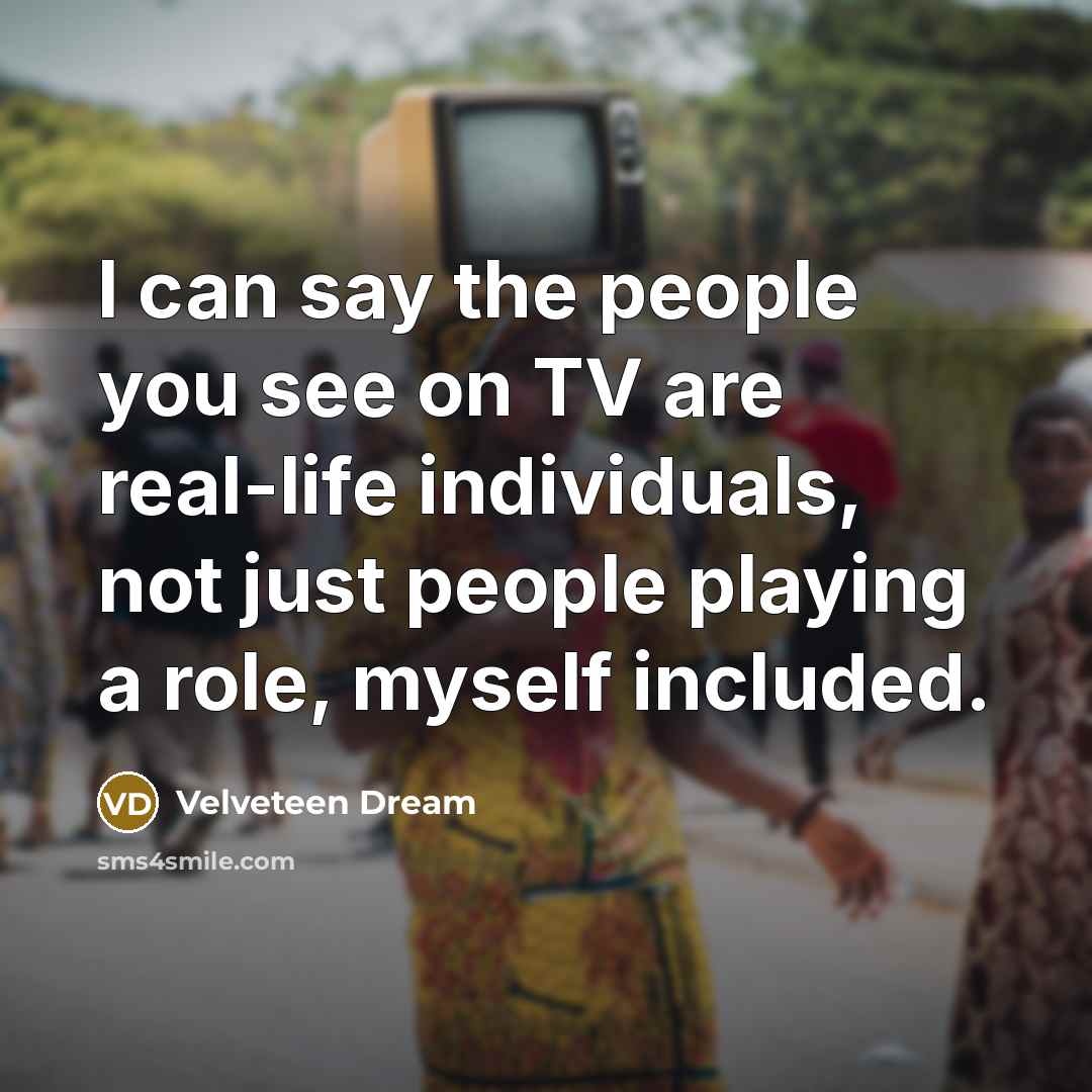 “I can say the people you see on TV are…” quote by Velveteen Dream