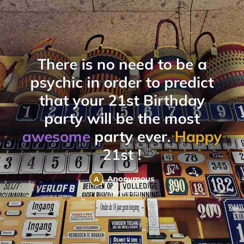 “There is no need to be a psychic in order…” quote by Anonymous