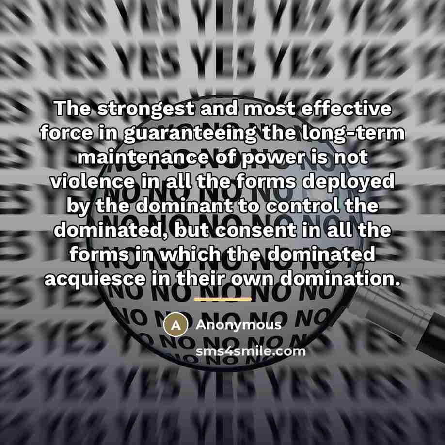 “The strongest and most effective force in guaranteeing the long-term…” quote by Anonymous