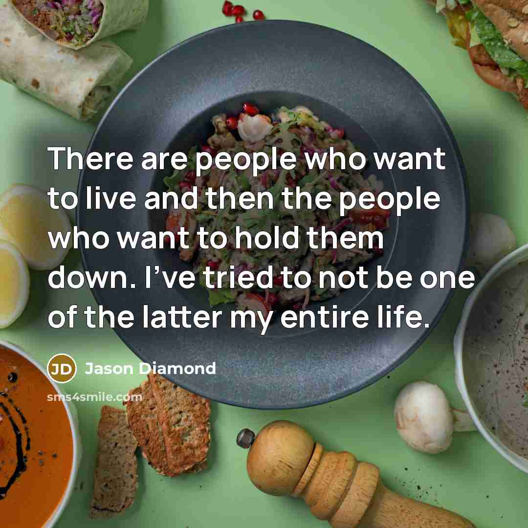 “There are people who want to live and then the…” quote by Jason Diamond