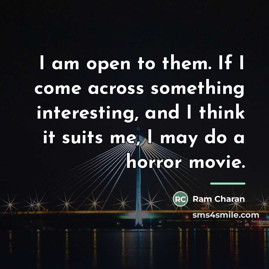 “I am open to them. If I come across something…” quote by Ram Charan