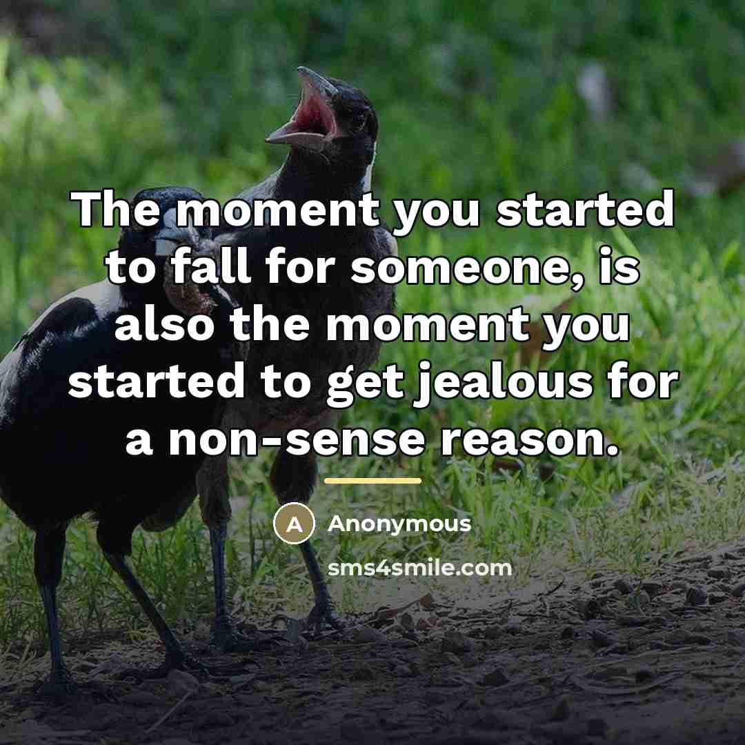 “The moment you started to fall for someone, is also…” quote by Anonymous