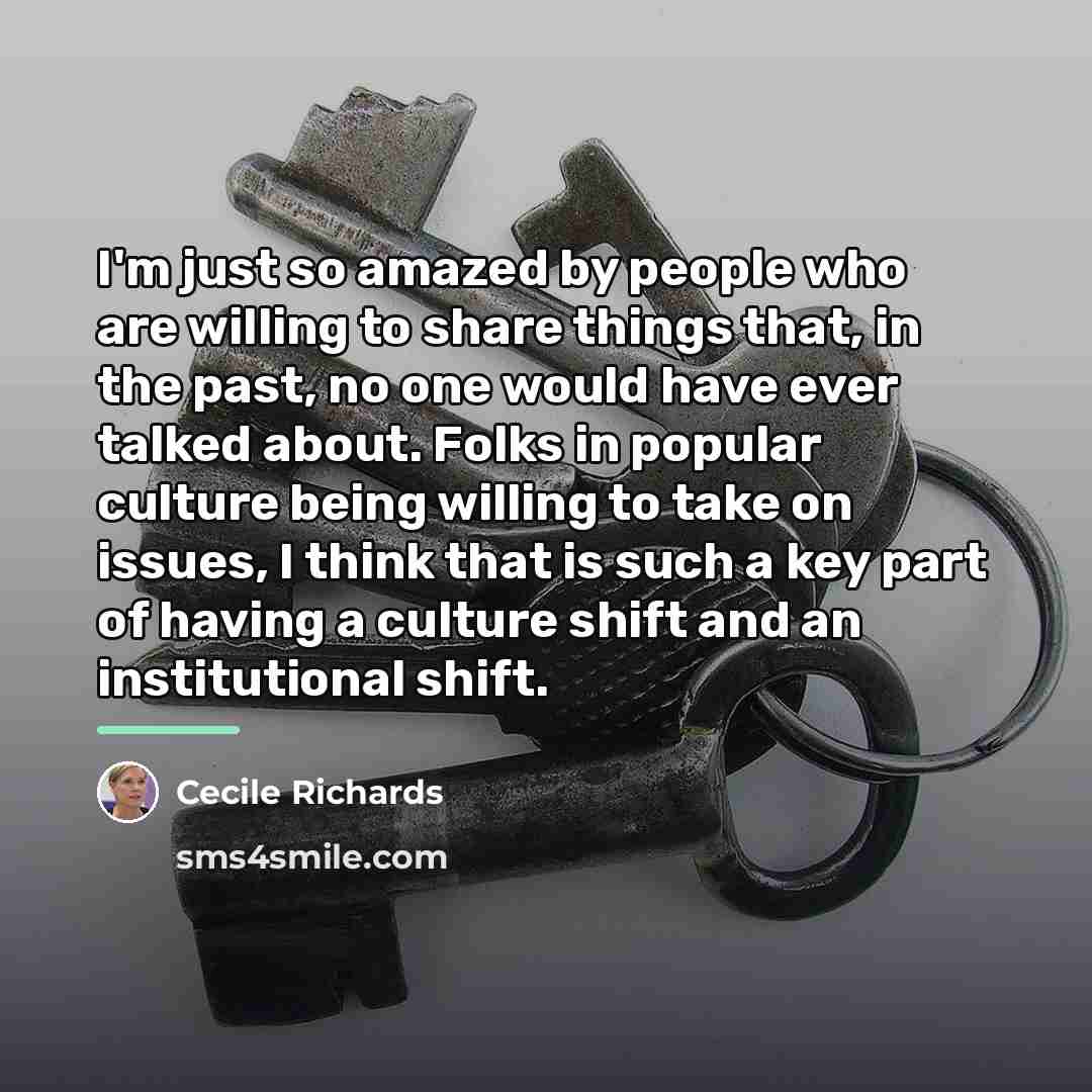 “I'm just so amazed by people who are willing to…” quote by Cecile Richards