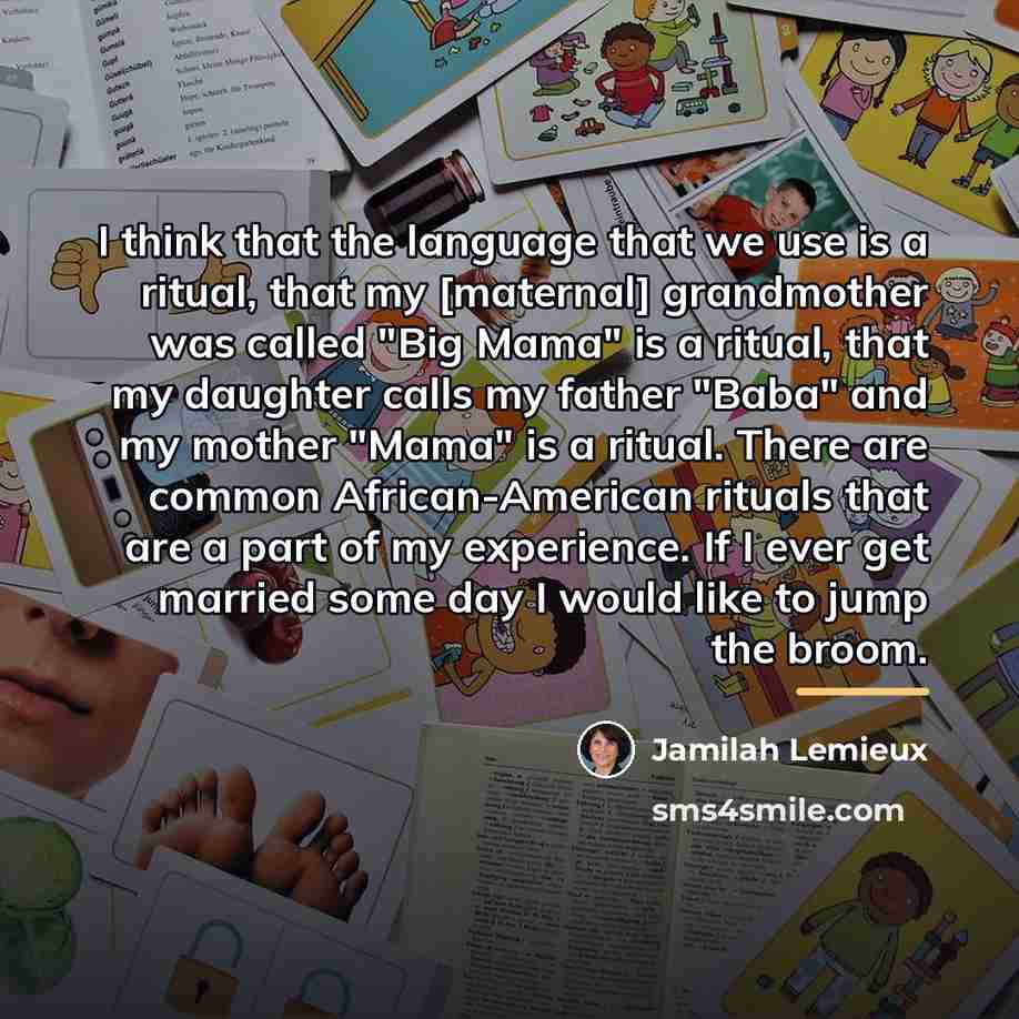 “I think that the language that we use is a…” quote by Jamilah Lemieux