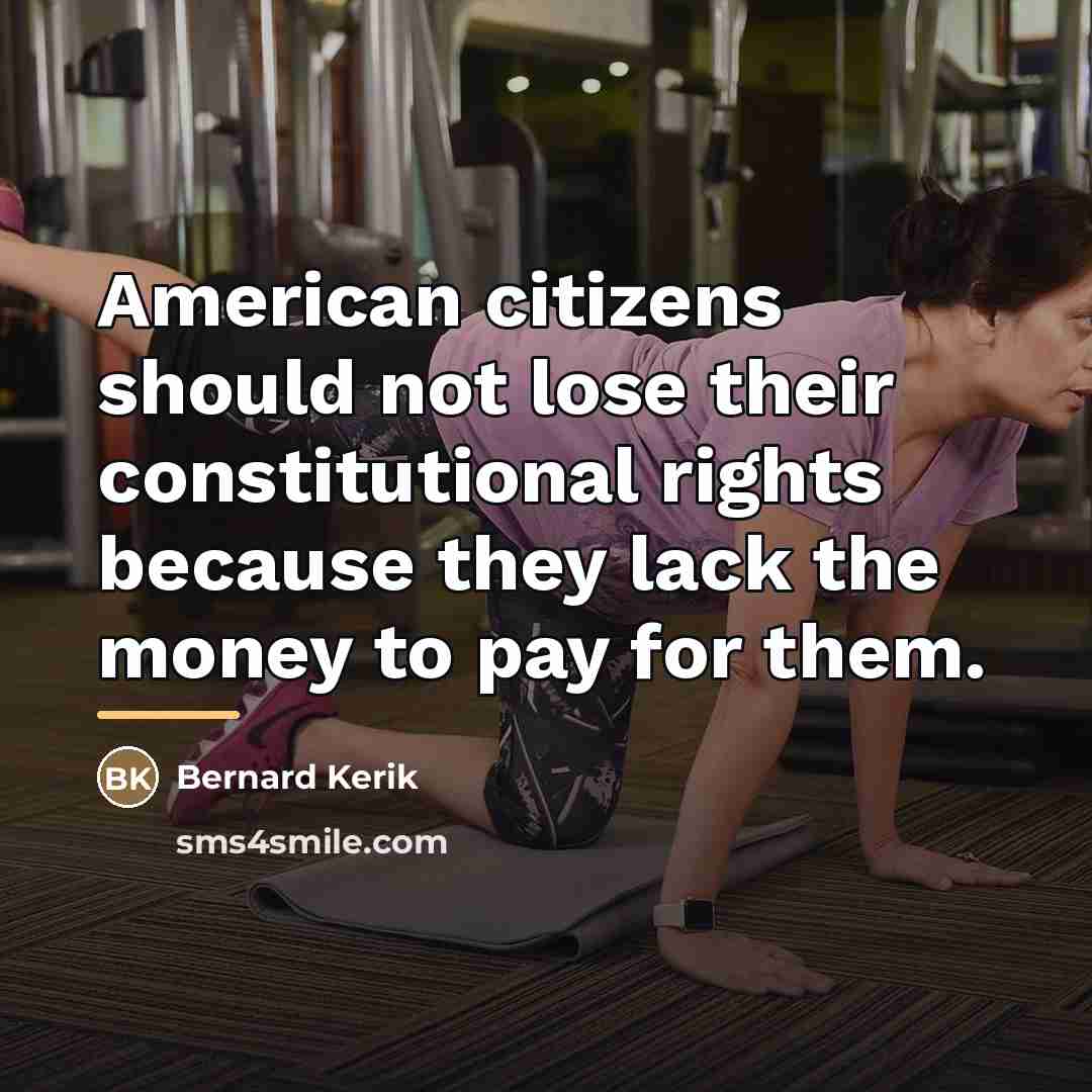 “American citizens should not lose their constitutional rights because they…” quote by Bernard Kerik