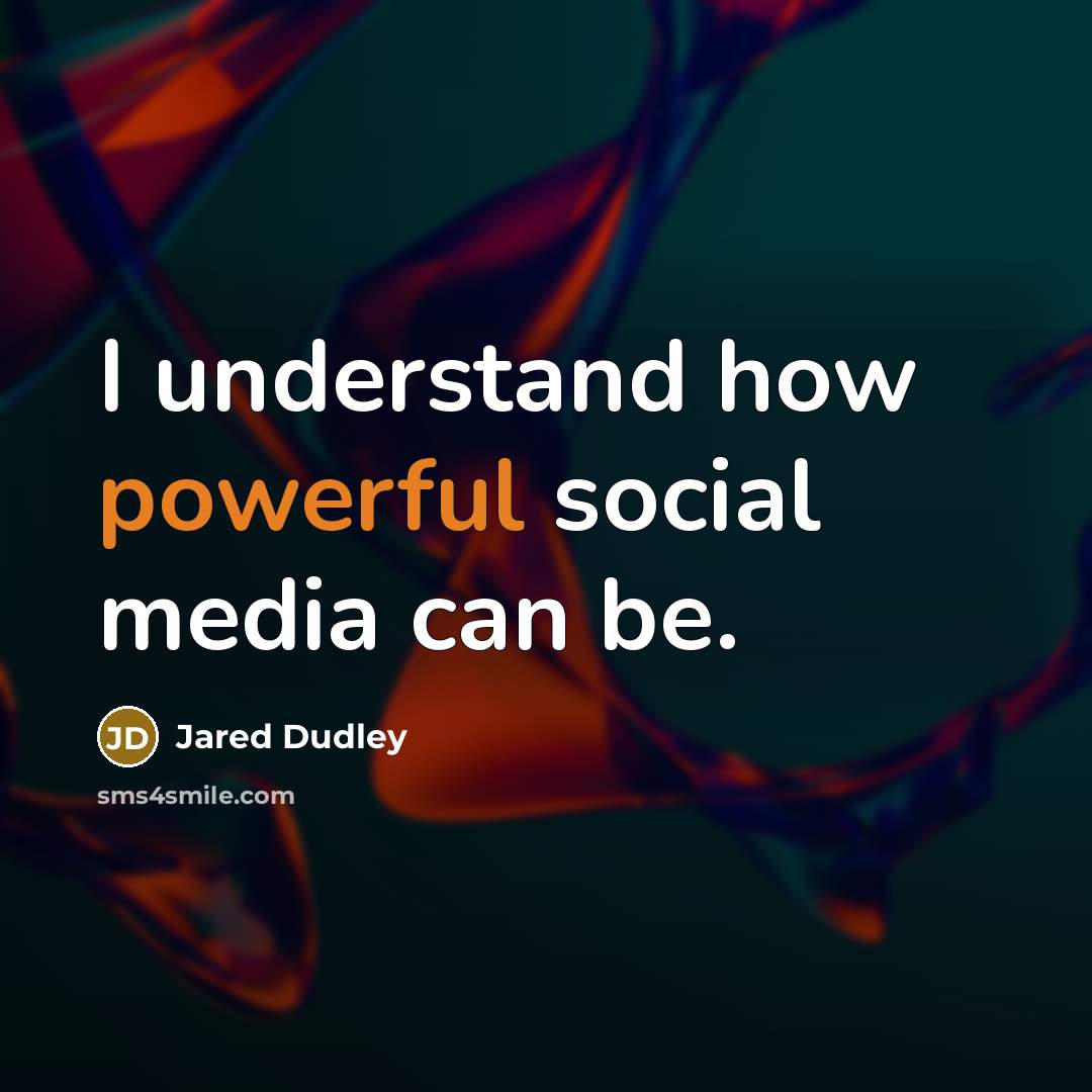 “I understand how powerful social media can be.…” quote by Jared Dudley