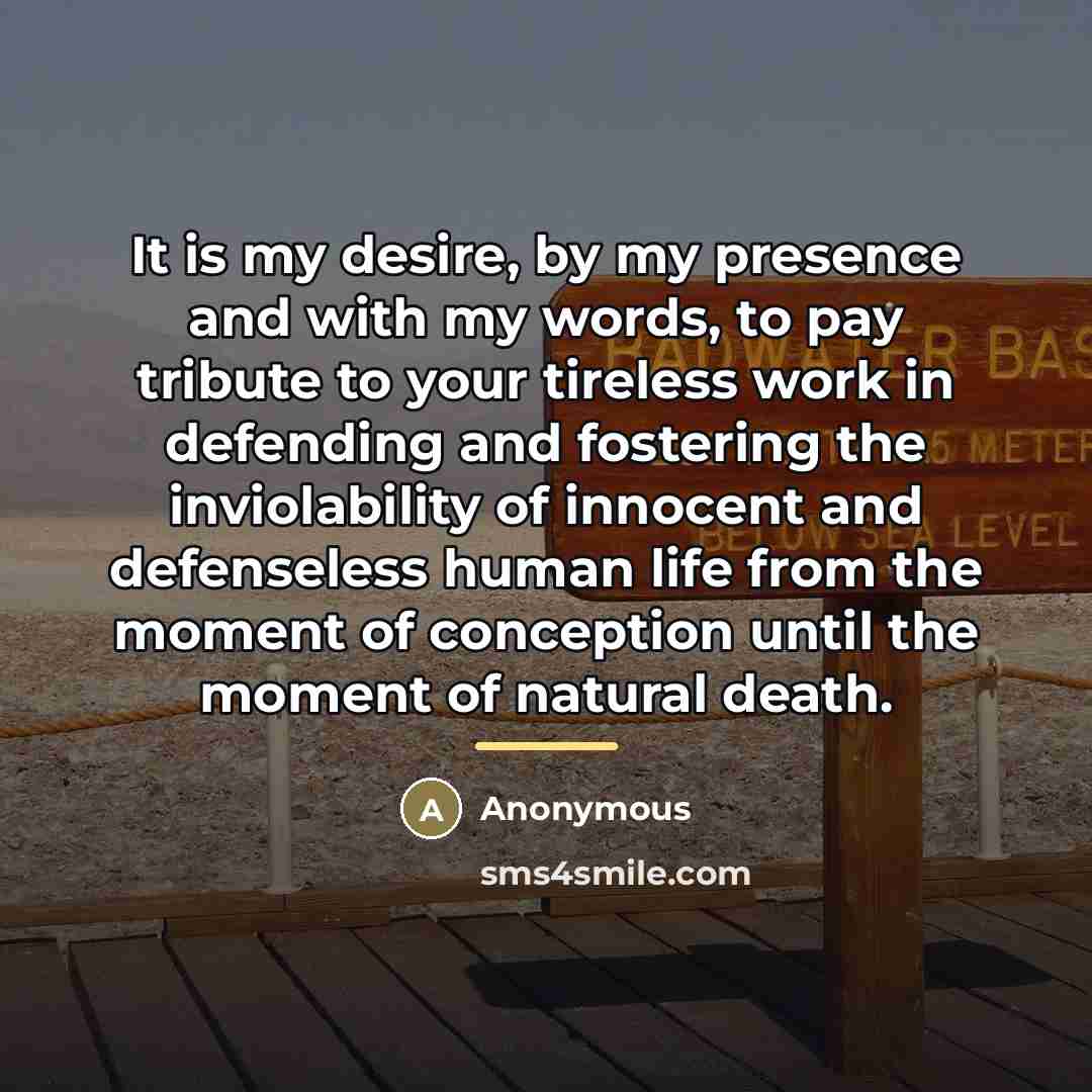 “It is my desire, by my presence and with my…” quote by Raymond Leo Burke