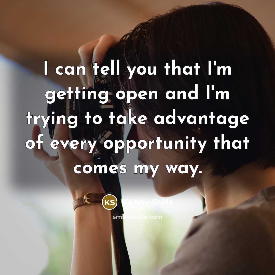 “I can tell you that I'm getting open and I'm…” quote by Kenny Stills