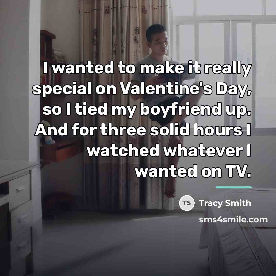 “I wanted to make it really special on Valentine's Day,…” quote by Tracy Smith
