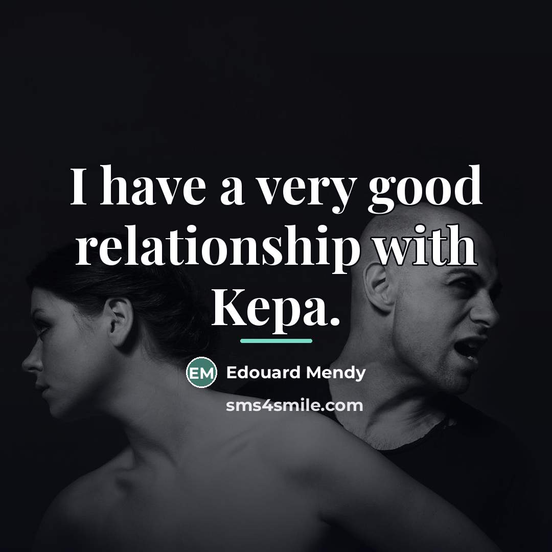 “I have a very good relationship with Kepa.…” quote by Edouard Mendy