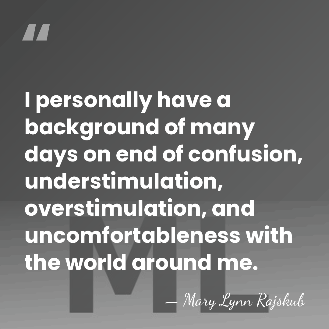 I personally have a background of many days on end of confusion,&hellip; - Mary Lynn Rajskub
