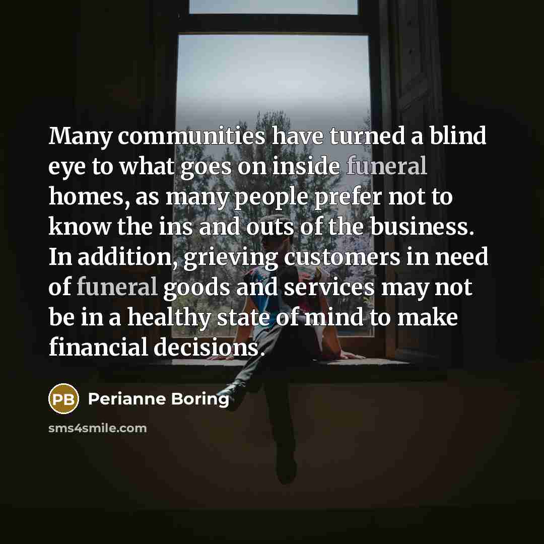 “Many communities have turned a blind eye to what goes…” quote by Perianne Boring
