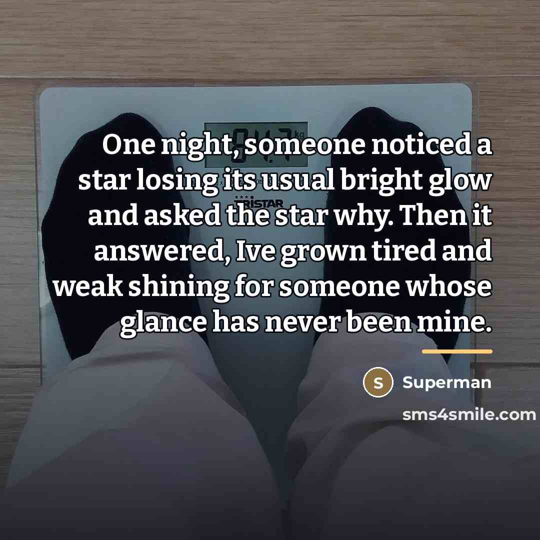 “One night, someone noticed a star losing its usual bright…” quote by Superman