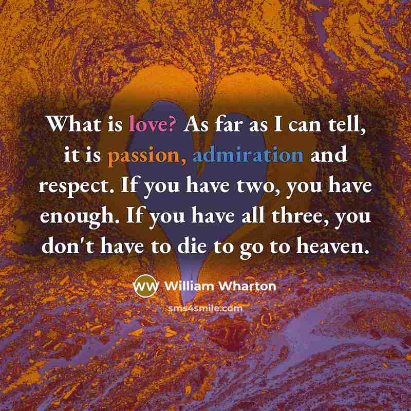 “What is love? As far as I can tell, it…” quote by William Wharton