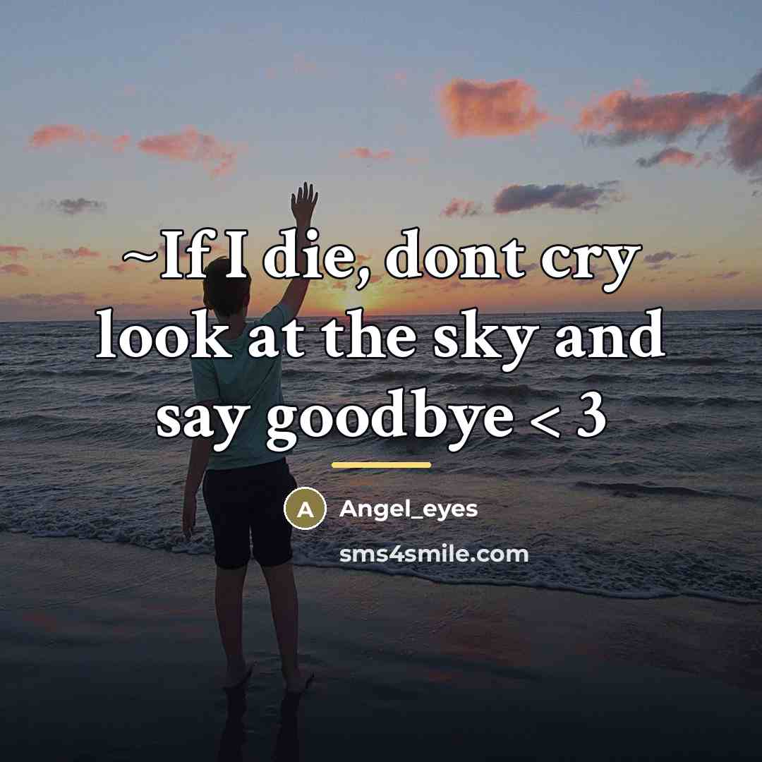 “~If I die, dont cry look at the sky and…” quote by Angel_eyes