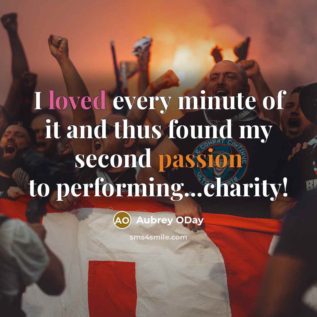 “I loved every minute of it and thus found my…” quote by Aubrey ODay