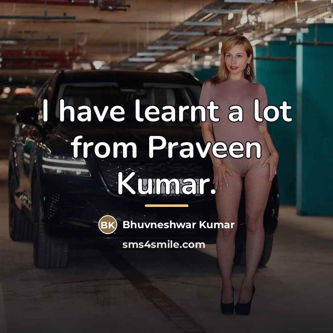 “I have learnt a lot from Praveen Kumar.…” quote by Bhuvneshwar Kumar