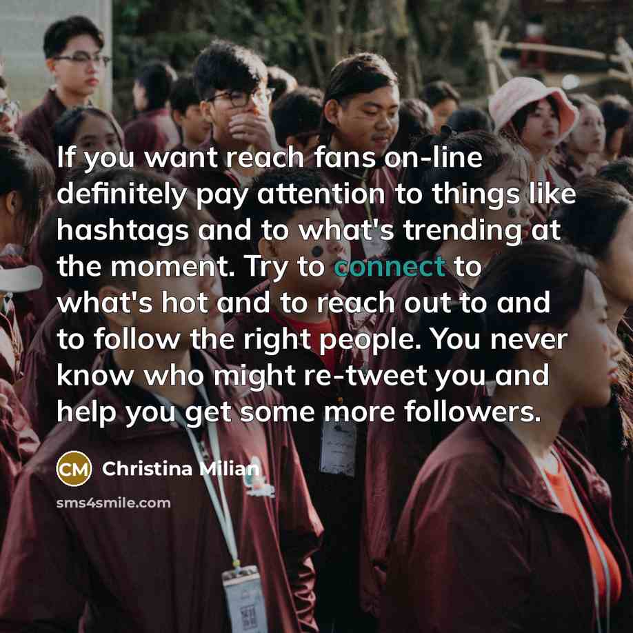 “If you want reach fans on-line definitely pay attention to…” quote by Christina Milian