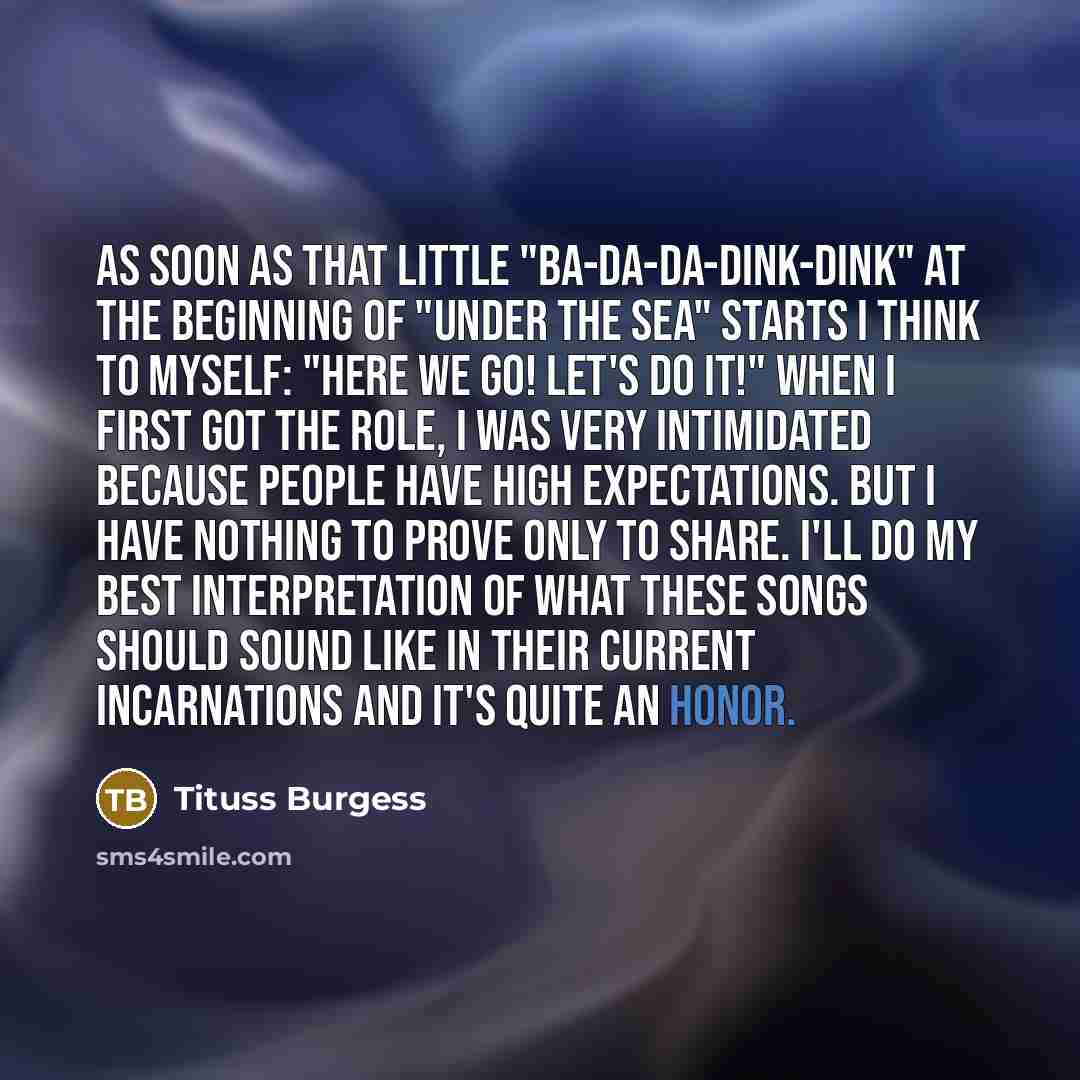 “As soon as that little "ba-da-da-dink-dink" at the beginning of…” quote by Tituss Burgess