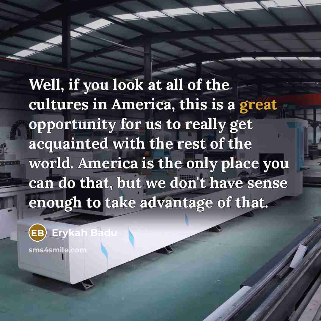 “Well, if you look at all of the cultures in…” quote by Erykah Badu