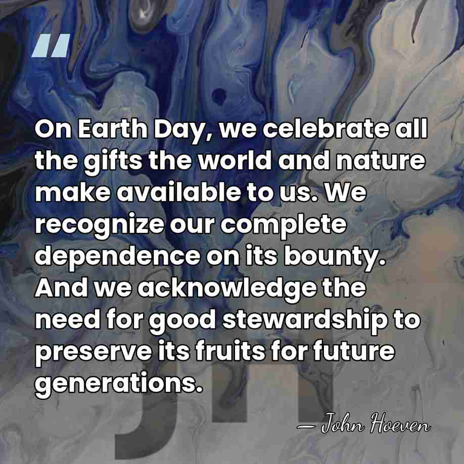 On Earth Day, we celebrate all the gifts the world and nature&hellip; - John Hoeven
