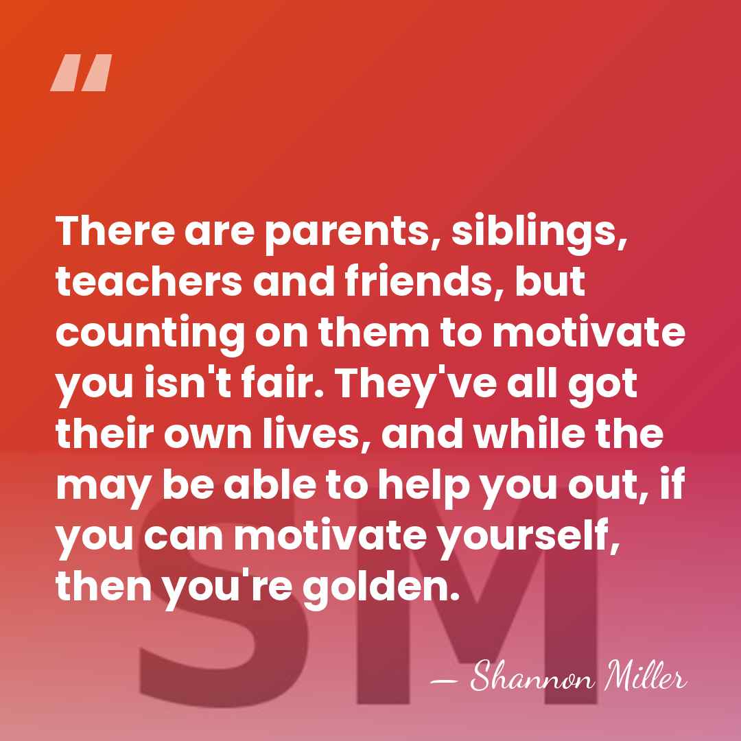 There are parents, siblings, teachers and friends, but counting on them to&hellip; - Shannon Miller