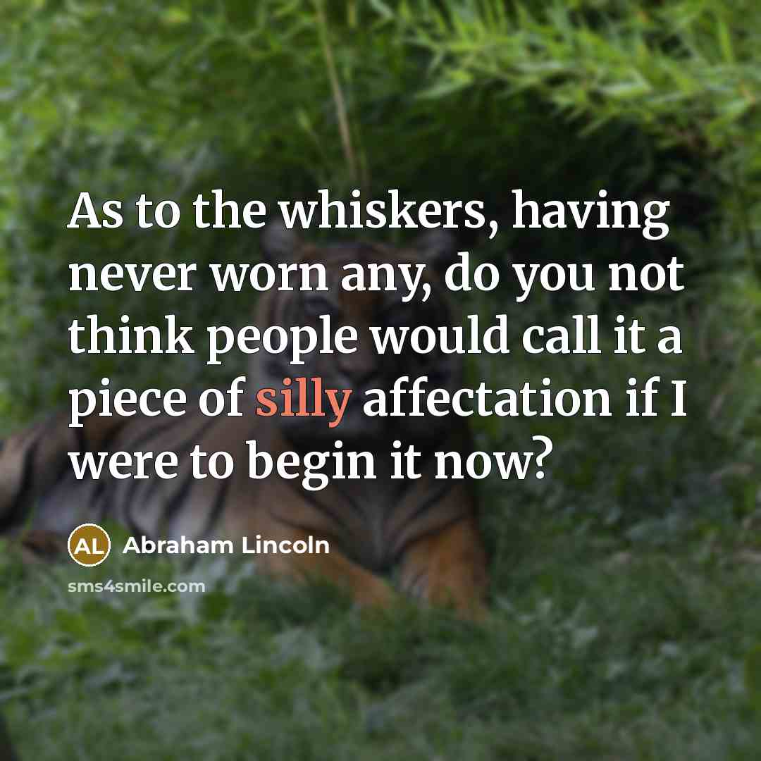 “As to the whiskers, having never worn any, do you…” quote by Abraham Lincoln