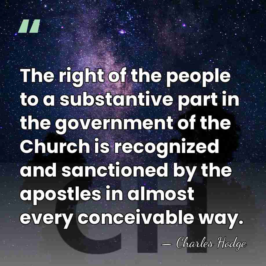 The right of the people to a substantive part in the government&hellip; - Charles Hodge
