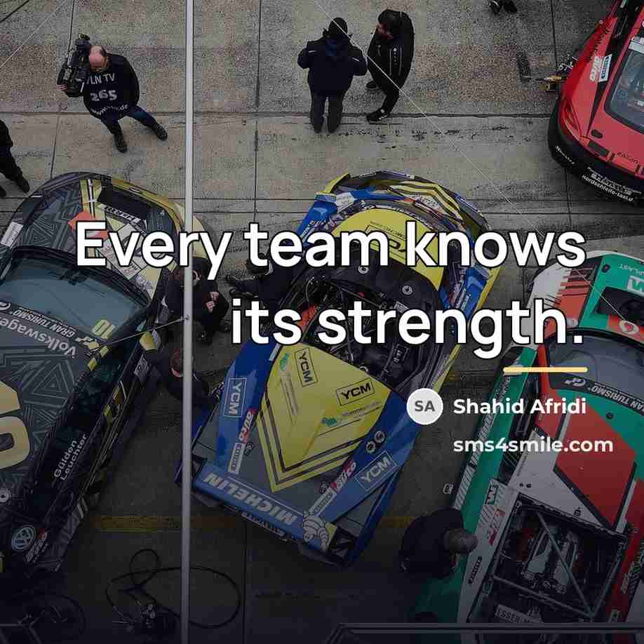“Every team knows its strength.…” quote by Shahid Afridi